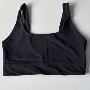 CRZ YOGA Women's Black U-back Sports Bra